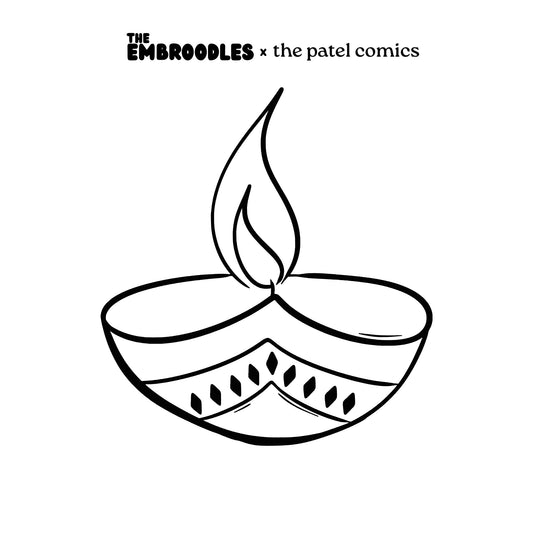 A Diva: A Cross - Stitch Kit - The Patel Comics