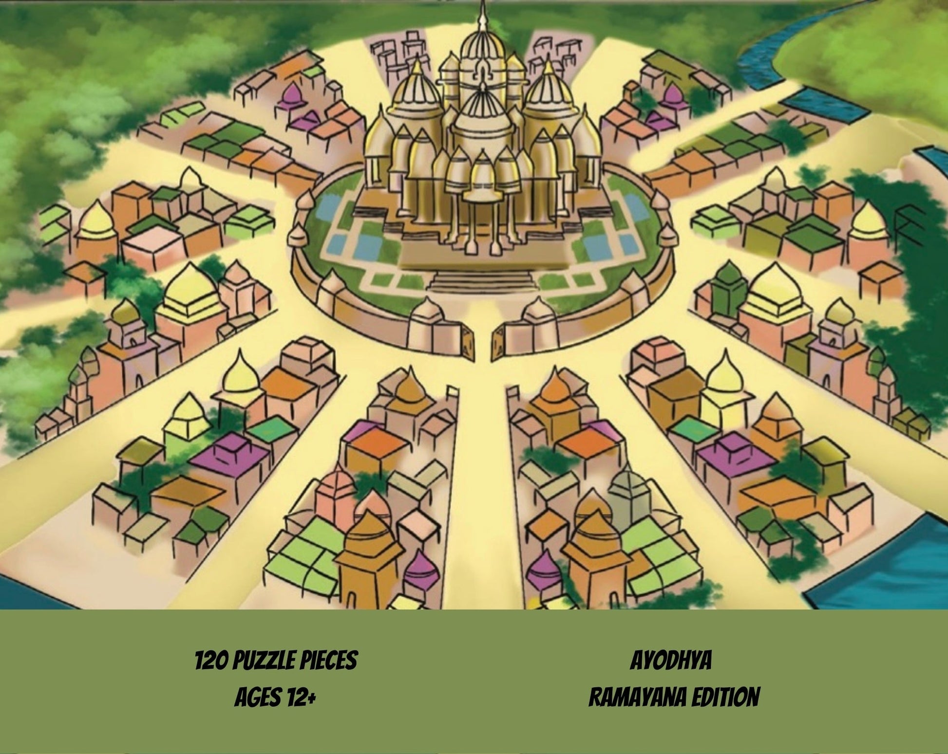 Ayodhya - Ramayana Edition Puzzle - The Patel Comics