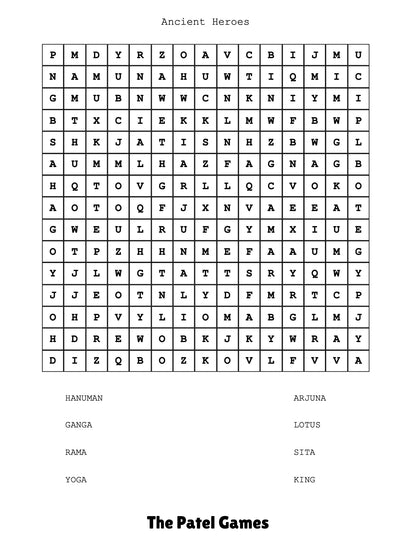 Word Search Mayhem - The Patel Comics